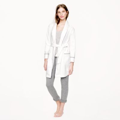 Terry-lined robe