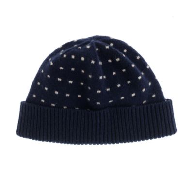 Lambswool dot hat