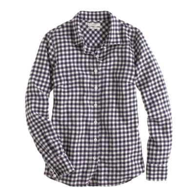 Perfect shirt in gingham flannel