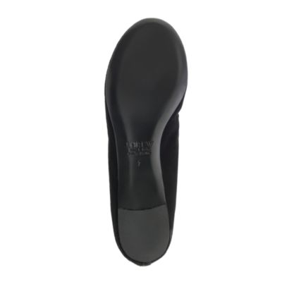 Collection crystal bow-tie ballet flats
