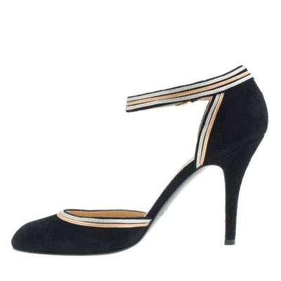 Ava metallic-trim pumps