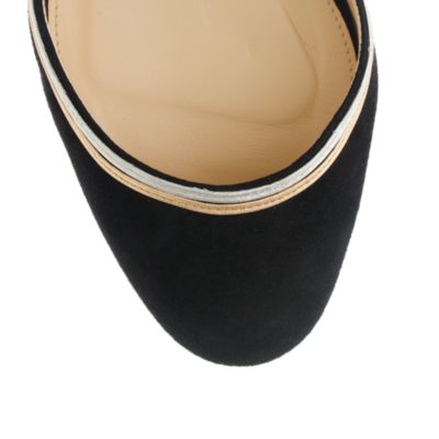 Ava metallic-trim pumps