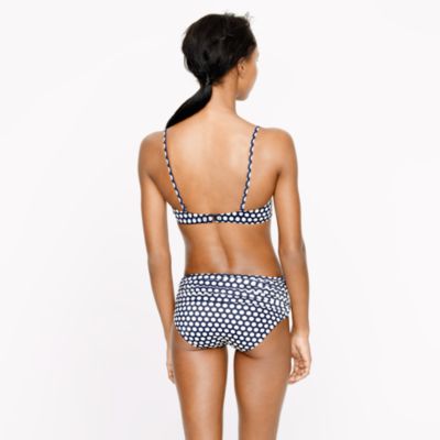 Graphic dot underwire top