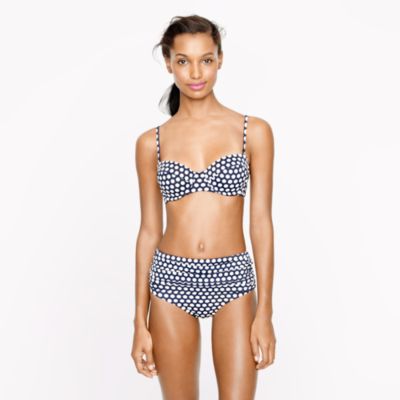Graphic dot underwire top