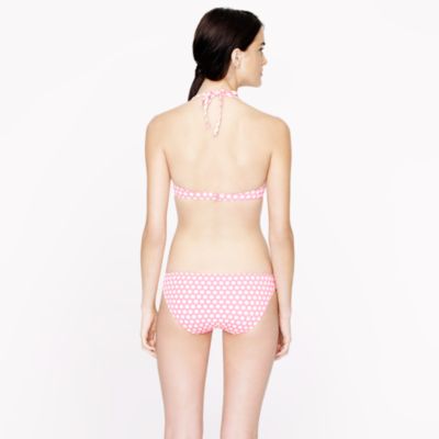 Graphic dot knotted top