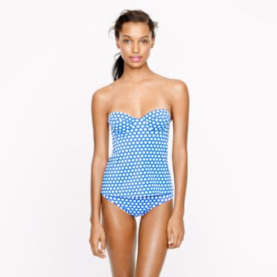 Graphic dot underwire swing top