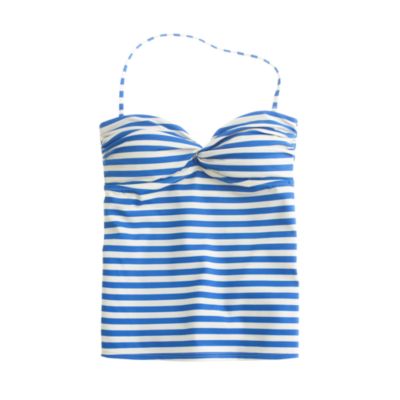 Stripe bandeau swing top