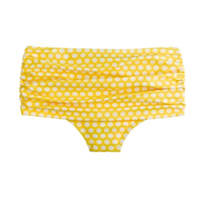 Graphic dot high-waisted brief