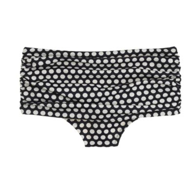 Graphic dot high-waisted brief