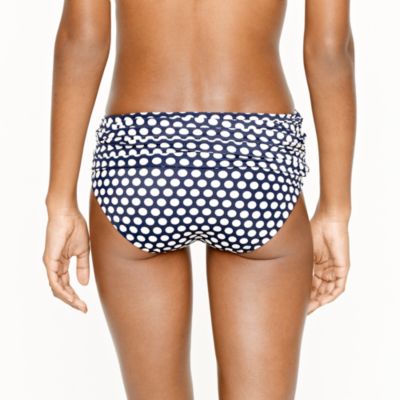 Graphic dot high-waisted brief