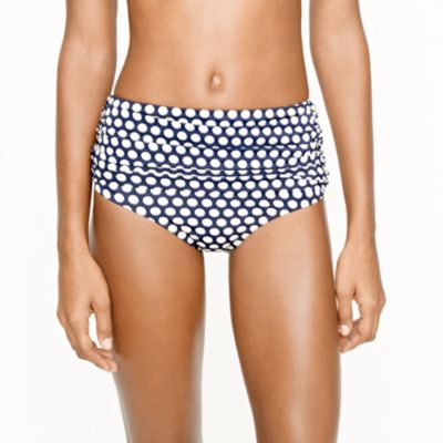 Graphic dot high-waisted brief