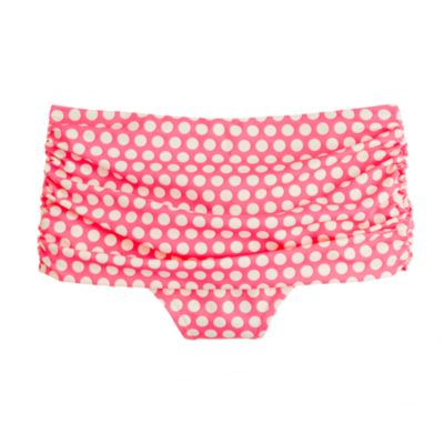 Graphic dot high-waisted brief