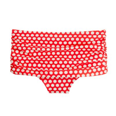 Graphic dot high-waisted brief