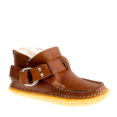 Quoddy&reg; shearling-lined ring boots
