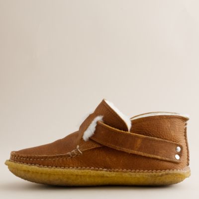 Quoddy&reg; shearling-lined ring boots