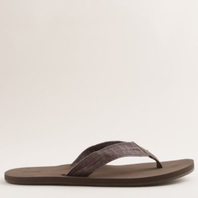Twill flip-flops