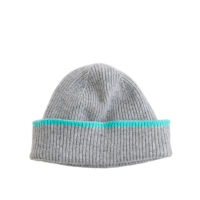 Boys' tipped cashmere hat