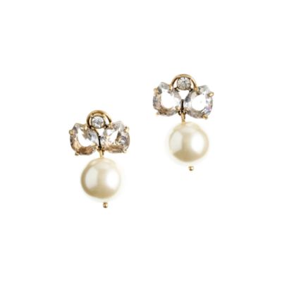 Pearl jewel box earrings