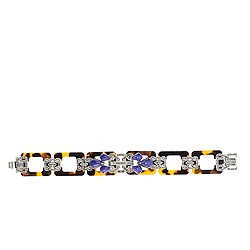 Lulu Frost for J.Crew resin and marcasite bracelet