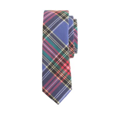 Boys' tartan tie