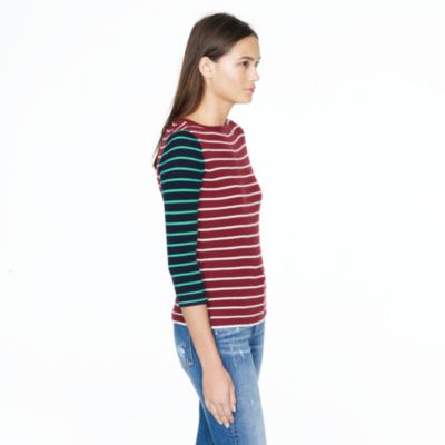 Collection cashmere colorblock stripe sweater