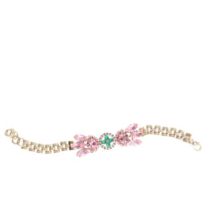 Lulu Frost for J.Crew crystal petal bracelet