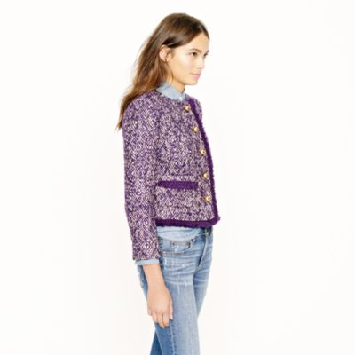 Lady jacket in corkscrew tweed