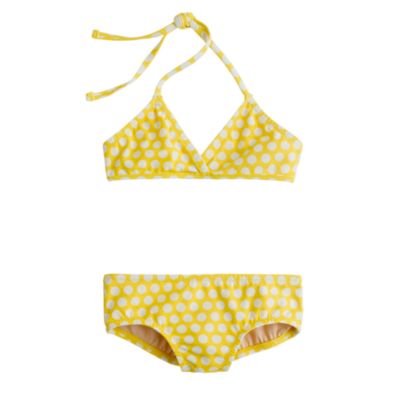 Girls' bikini set in graphic dot