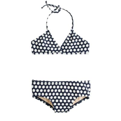 Girls' bikini set in graphic dot