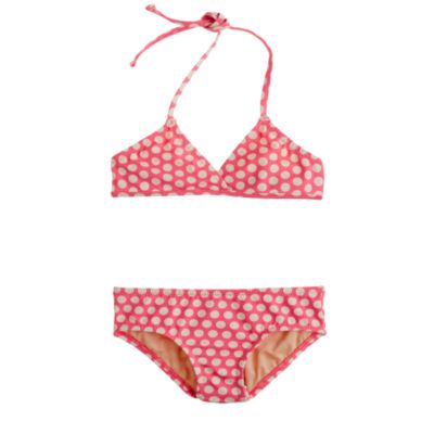 Girls' bikini set in graphic dot