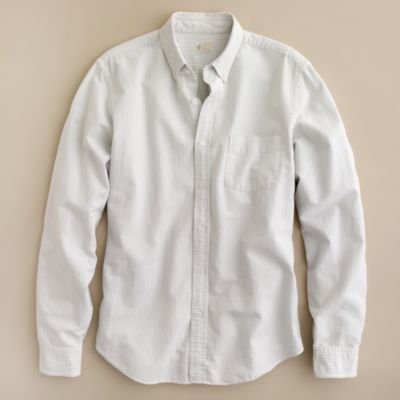 Slim Vintage oxford shirt in sun-faded stripe