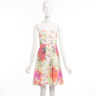 Factory Lorelei dress in printed poplin