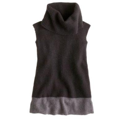 Girls' cowlneck sweater-dress
