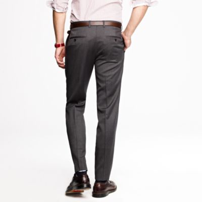 Ludlow classic suit pant in herringbone Italian wool