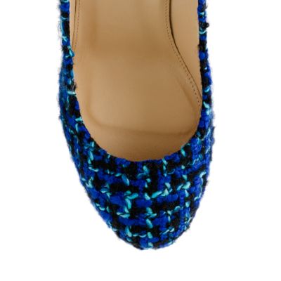 Etta glitter tweed pumps