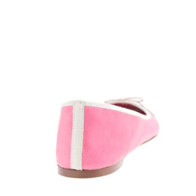 Classic cap toe ballet flats