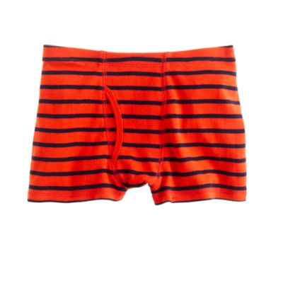 Boys' ribbed boxers in stripe