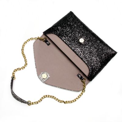 Invitation clutch in glitter