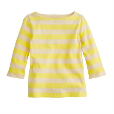 Girls' boatneck sailor tee