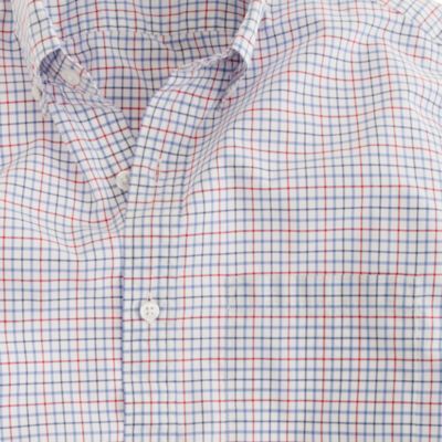 Secret Wash shirt in engine red check