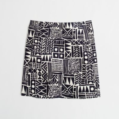 Factory printed cotton sateen mini