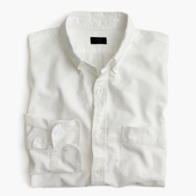 Slim stonewashed oxford shirt