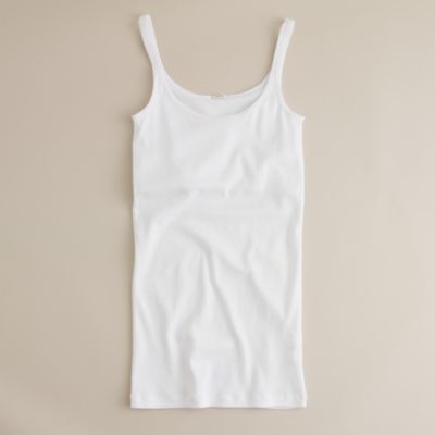 Perfect-fit tank with built-in bra