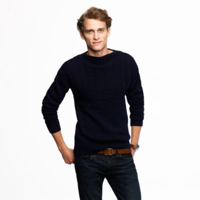 Wallace & Barnes fisherman rollneck&trade; sweater