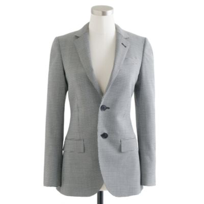 Collection women's Ludlow jacket in houndstooth Italian wool
