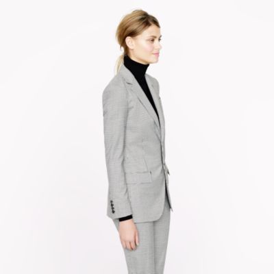 Collection women's Ludlow jacket in houndstooth Italian wool