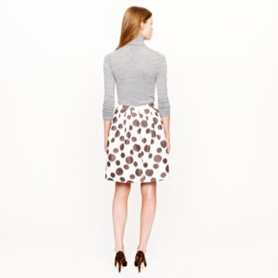 Collection circle skirt in double dot
