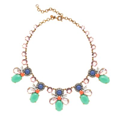 Mixed crystals necklace