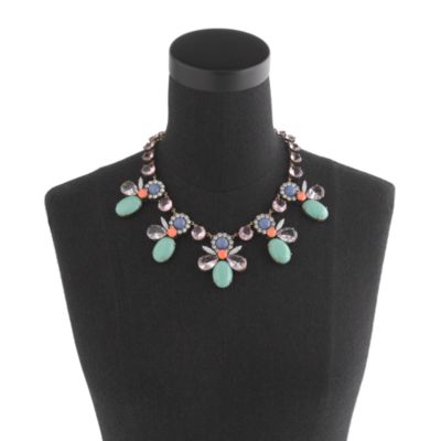 Mixed crystals necklace