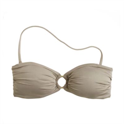 Jersey Lomellina&reg; ring bandeau top